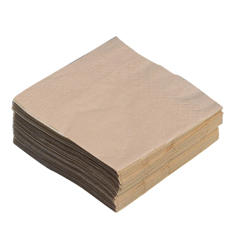 Manufacturers Quality 500 Pack Cocktail Napkins Paper 3 Ply White