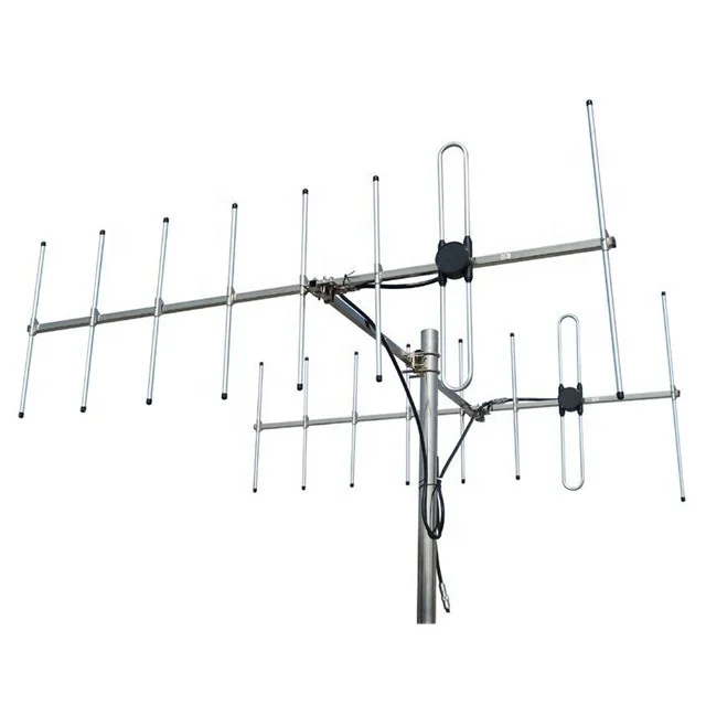 UHF VHF Yagi 2 Вт 8 элементов наружная 14.5dBi направленная базовая станция антенна