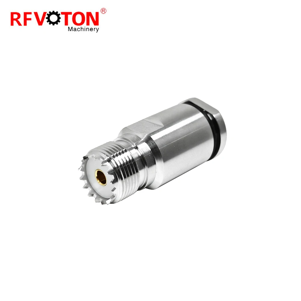 Factory Supply PL259 UHF Female Jack Hembra Socket Rf Coaxial WTR400 Rg213 Rg214 Rg8   Rf Coax Coaxia  Cable Connector Converter