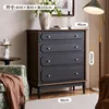 Lines Four-Drawer Chest [Retro Two-Tone]