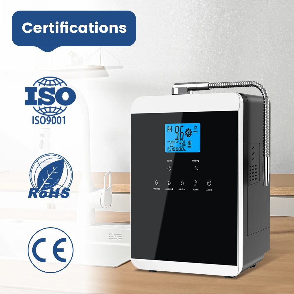 Platinum Coating Kangen Water Ionizer Japan Alkaline Water Ionizer 5/7/11  Plates Kangen Alkaline Water Machine