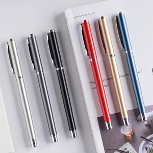 Wholesale Custom Logo High-End Business Value Neutral Signature Metal Pens Logo Printing Engraving Sports Body for Gift