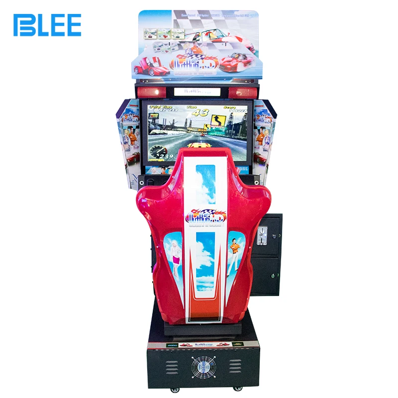 Factory Coin Operated  Arcade Car Full Motion Simulator 4d Driving Game Machine Cockpit Outrun 32 Car Sim Racing Games Simulator