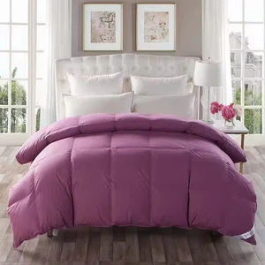 Wholesale 100% Cotton Downproof Fabric Bed King Size White Goose Duck Feather Filling Comforter Down Insert Quilt Duvet