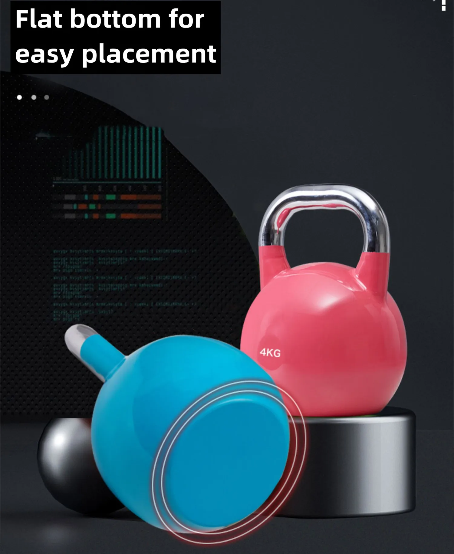 Chrome Handle Competition Kettlebell Custom Kettlebell Set Competition