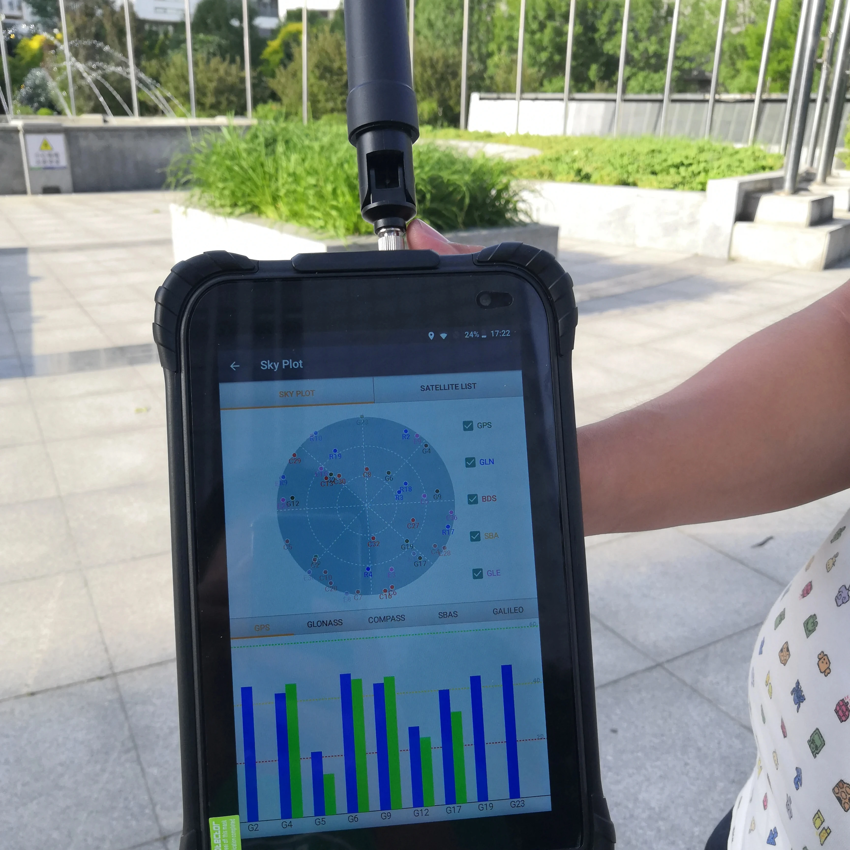 5G Network Android GIS Tablet Console GIS Data Collector A800 High Accuracy Handheld GPS Survey GIS Data Collector  CHC LT700H