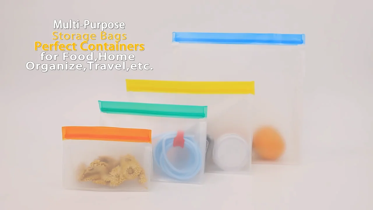 Custom Biodegradable Eco Peva Food Grade Travel Snack Food Packaging