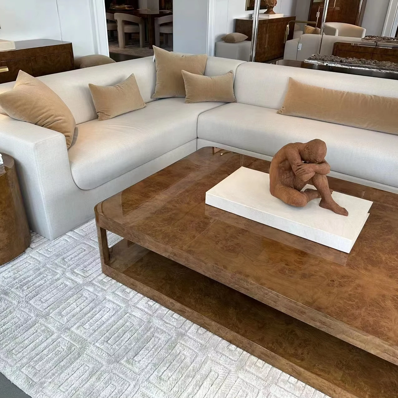 Luxury Furniture Cloud Sofa Modular Sectional Sofa Living Room Couch ...