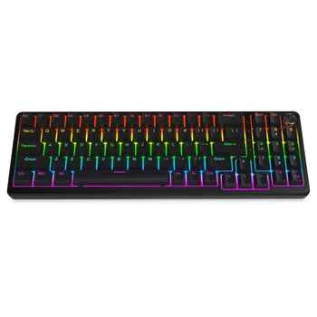 Customized K78 Full Key RGB Game Keyboard Wired Mechanical Non-Impact Lighting 78 Keys PC Compatibility Cross-Border Keycap