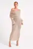 apricot Long Dress