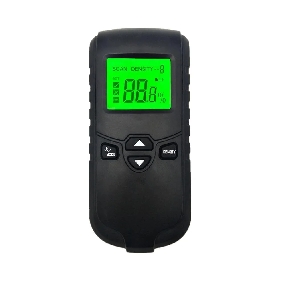 New Backlit LCD Display Pinless Humidity Detector - Non-Destructive Digital Moisture Meter for Moisture Damp Detection