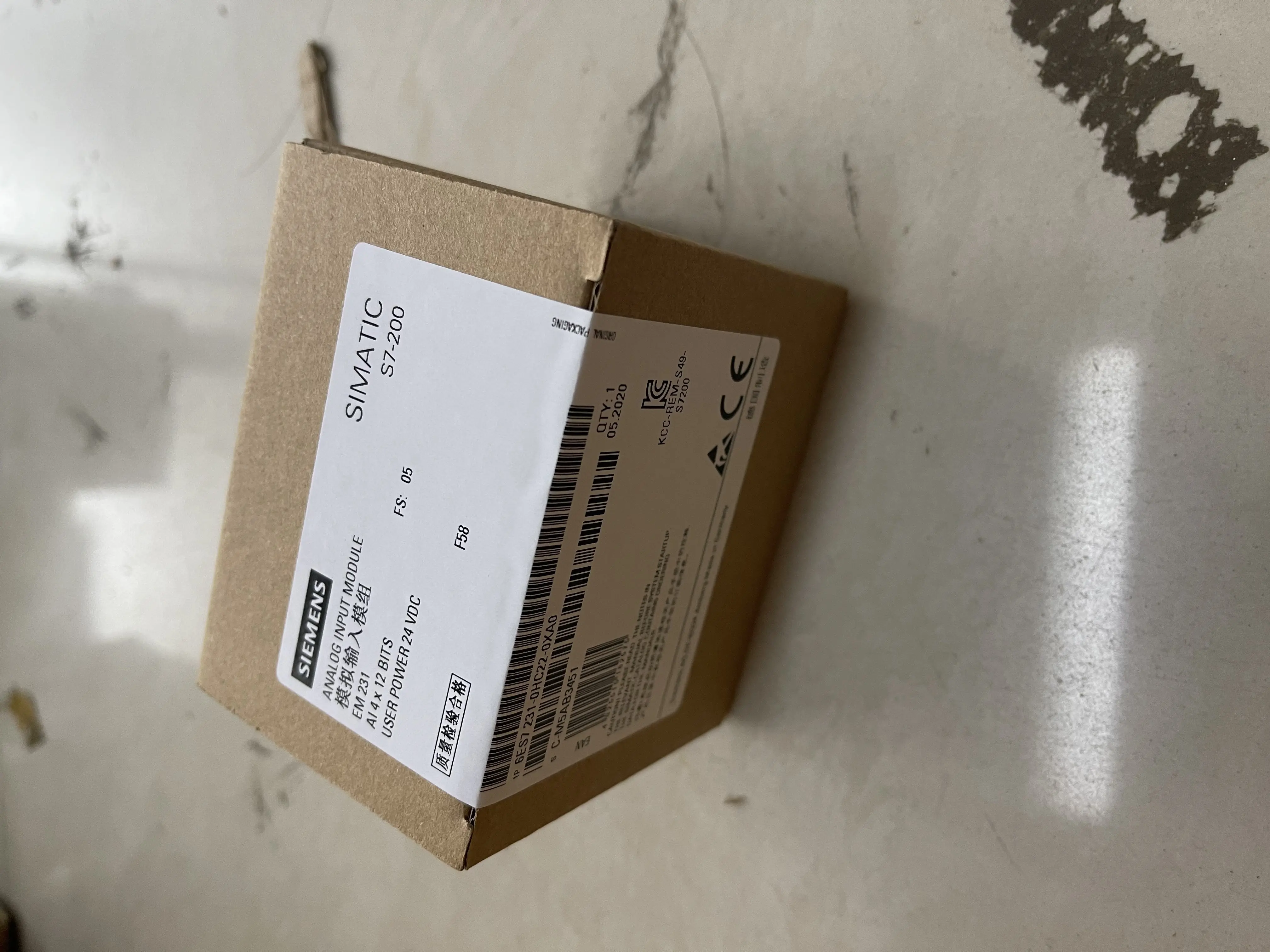 Siemens PLC Analog Input Module 6ES7231-0HC22-0XA0