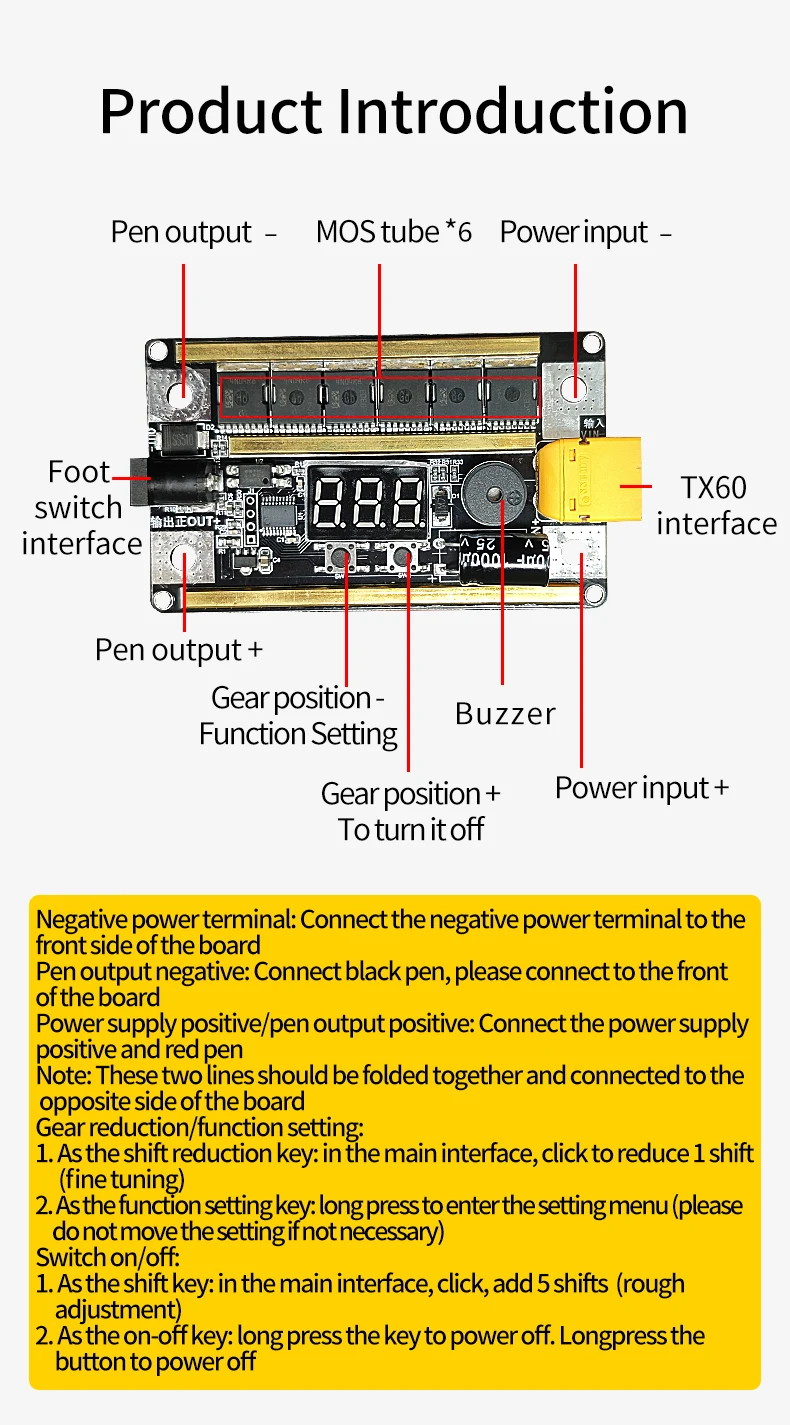 GX591 Portable CNC Spot Welder Kit - 2400A Max for DIY Battery