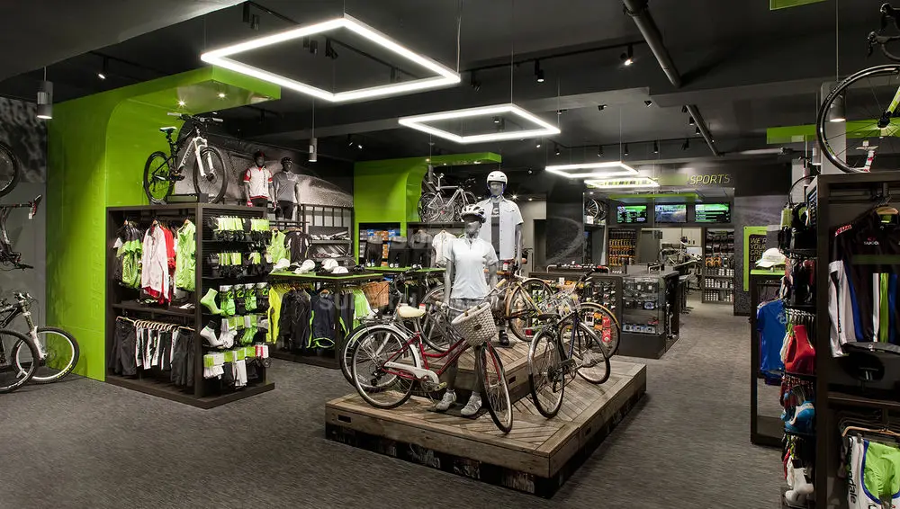 Source Custom Bike Display Rack Bike Showroom Furniture