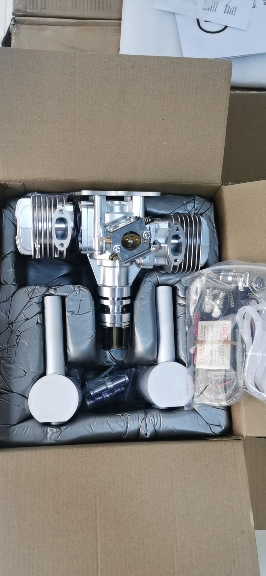 Drone Gasoline Engine Dla 360cc Twin Uav Engine For Aircraft Drone Engine Long Range Motor