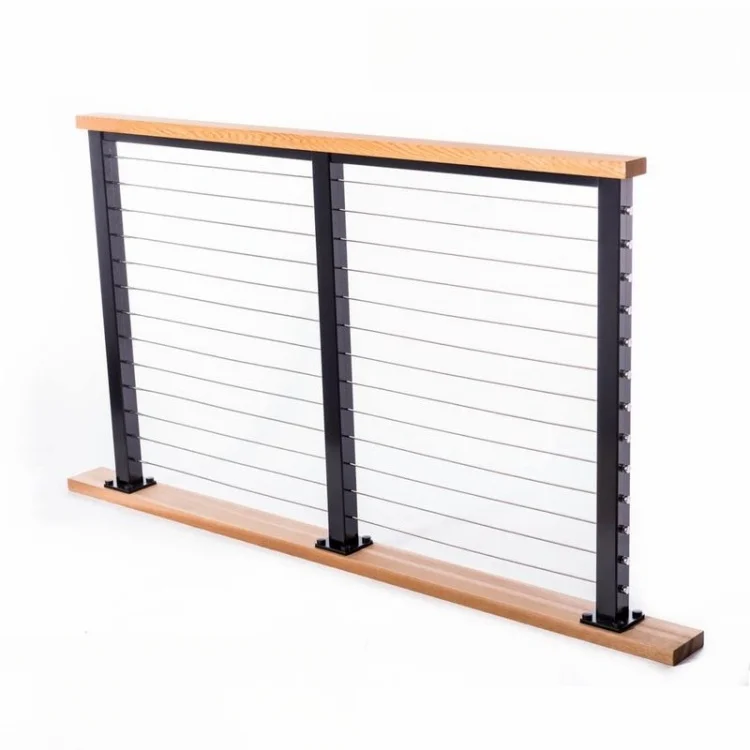 Popular Modular Aluminum Railing System Balcony And Deck Railing Cable ...