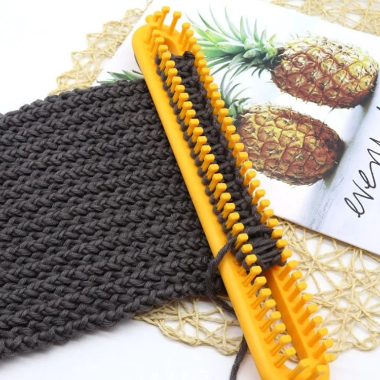 Wholesale Plastic Rectangular Craft Tool Knitter Knitting Loom Set for Hat Scarf Shawl Sweater Sock Blankets