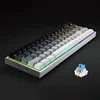 Degradado Blanco y Negro / Con Cable / Switch Azul