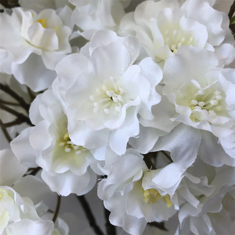 N0208 Bulk Silk Cherry Blossom Branches Passion Artificial Flowers