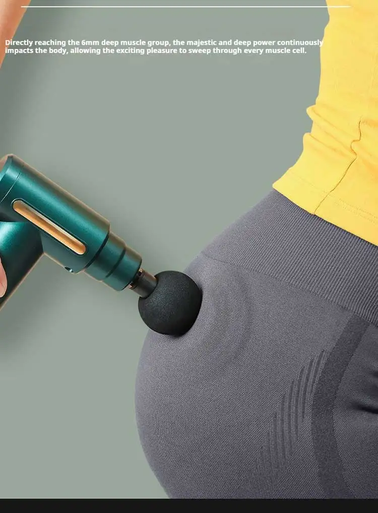 Portable Home Handheld Impact Muscle & Fascia Massage Gun for Body Use