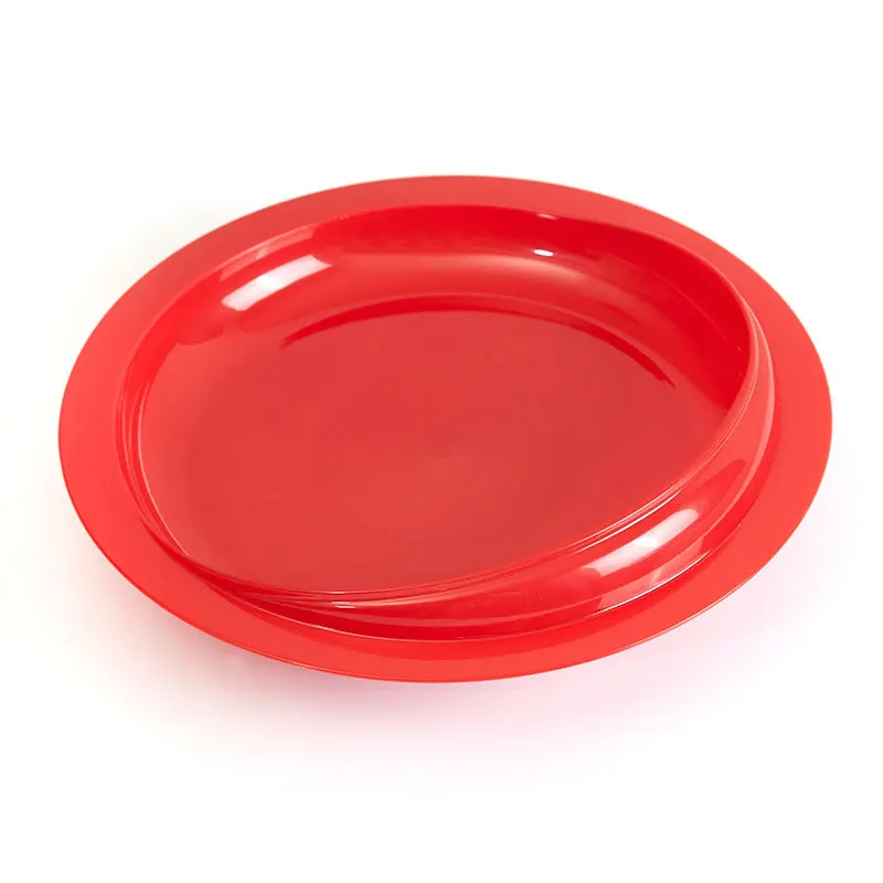 Wholesale Cheap Plastic Plate With Tpr Suction Cup Plastic Dinner