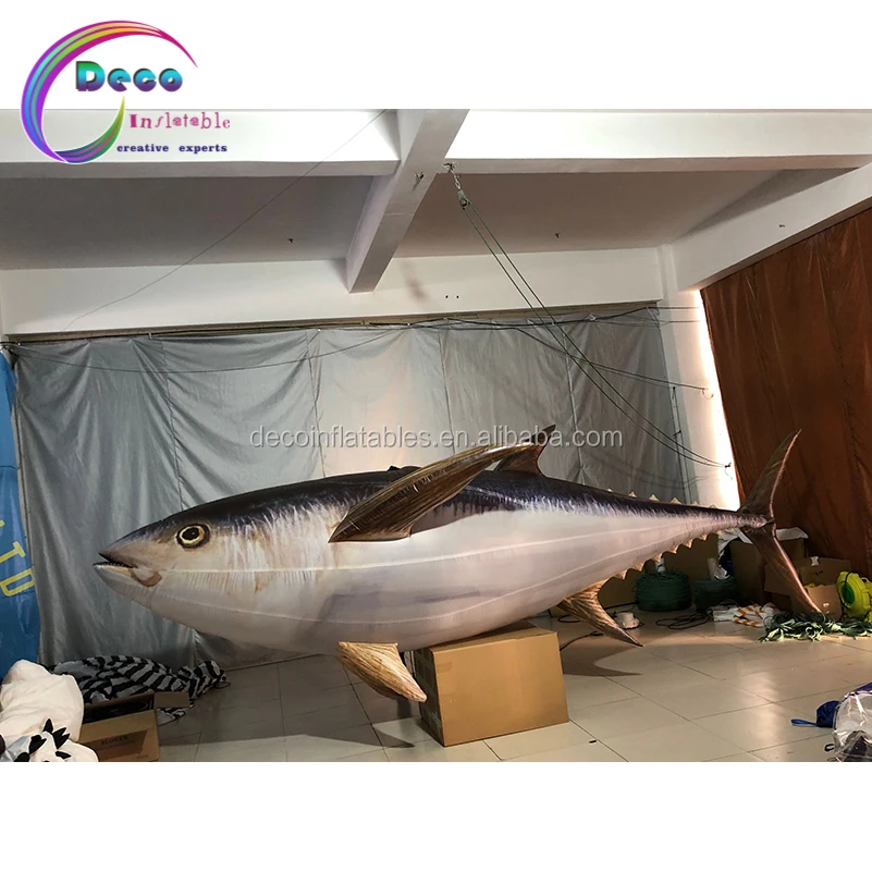 Custom Inflatable Fish Model Inflatable Tuna Fish for Advertising
