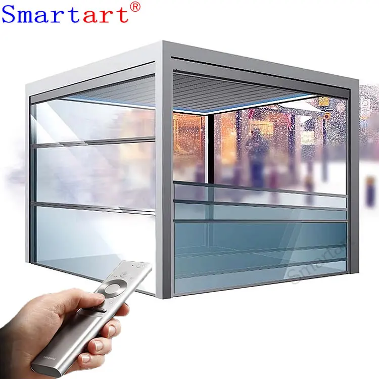 Prefabricated Automatic Glass Conservatory Glass House for Balcony and Veranda Patio Enclosures