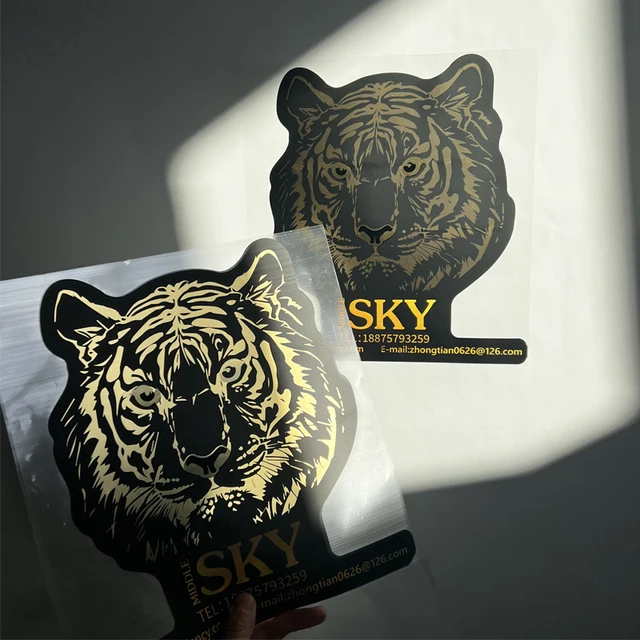 Private design Product logo manufacturer vinyl die cut waterproof sticker roll paper Custom printed label sticker packaging