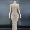 Nudo con paillettes argento