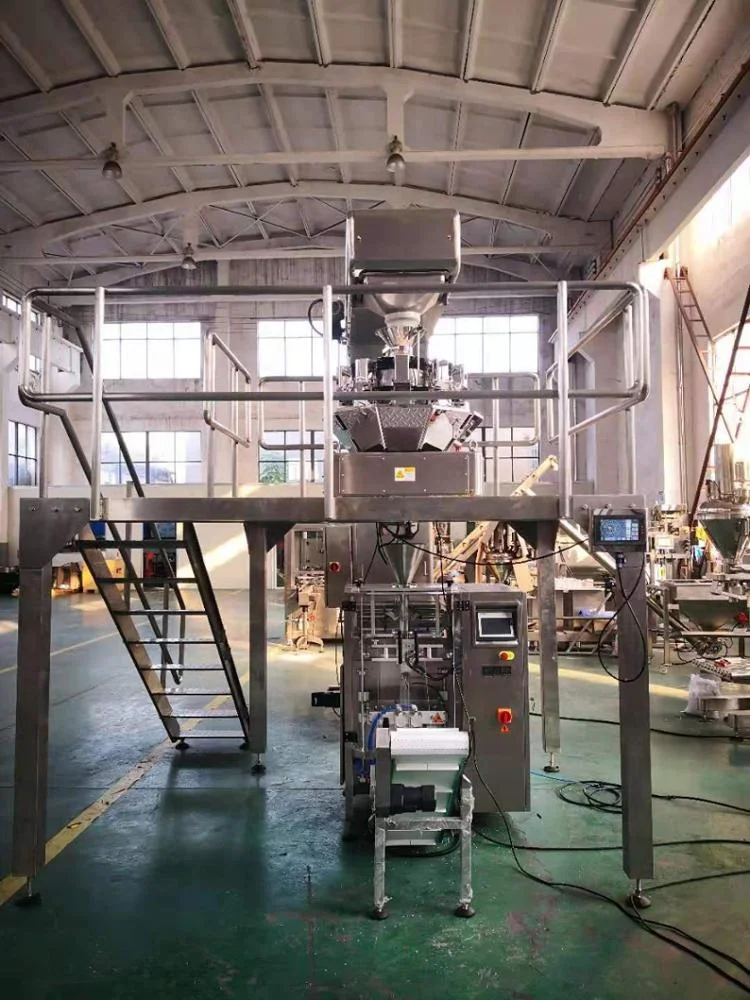 CE автоматическая упаковочная линия для табака Z кормушка-ведро многоголовочные весы