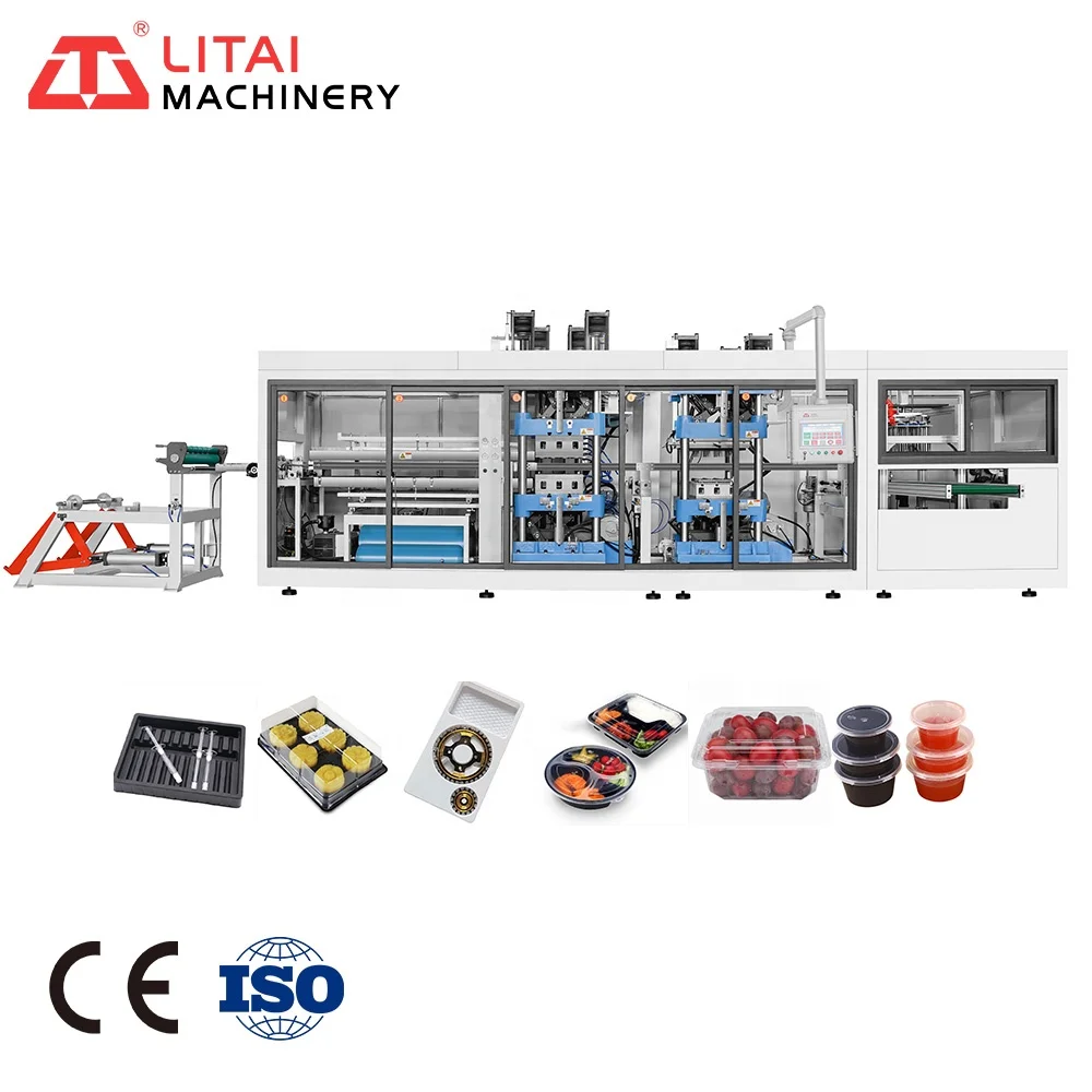Thermoforming Machine for Pet Fruit Container Chocolate Box Cheese Box