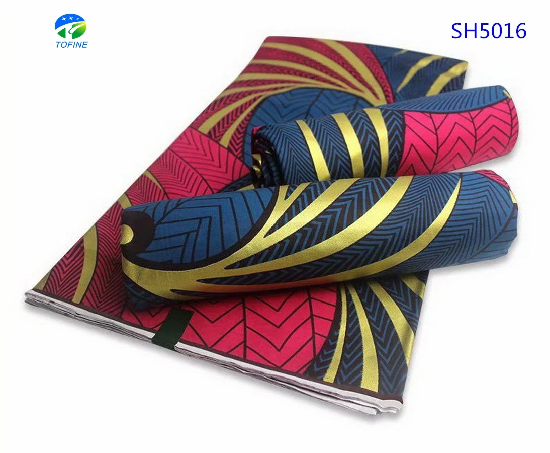 Воск голландского принта, 100% хлопок, эксклюзивный золотой воск для вечеринки