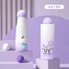 gradiente de seis huesos en violeta lila