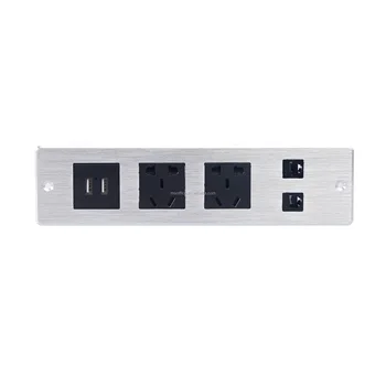 Embedded USB Power Socket Usb-c Quick Charging Socket Aluminum Universal Power Socket