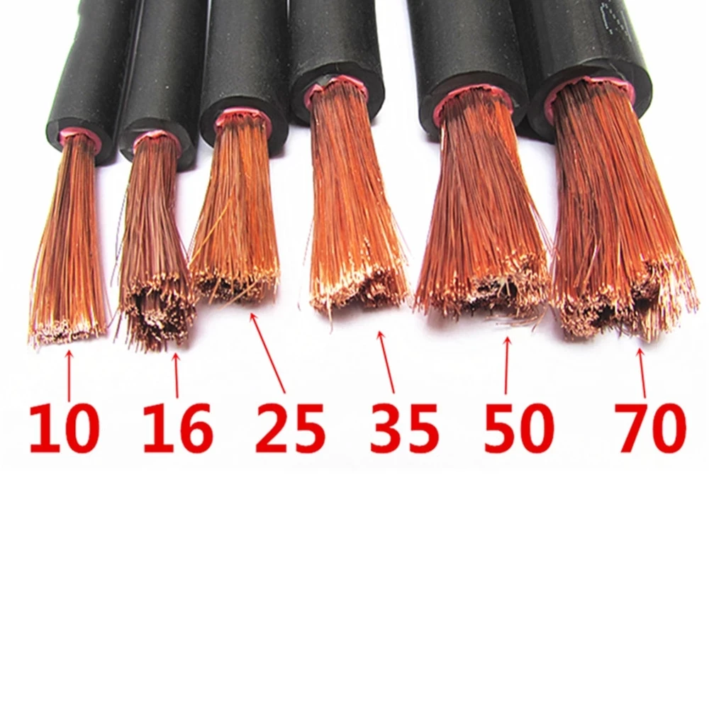 Welding Cable 10mm 25mm 35mm 50mm 70mm 95mm Electric Copper Wire - Buy ...