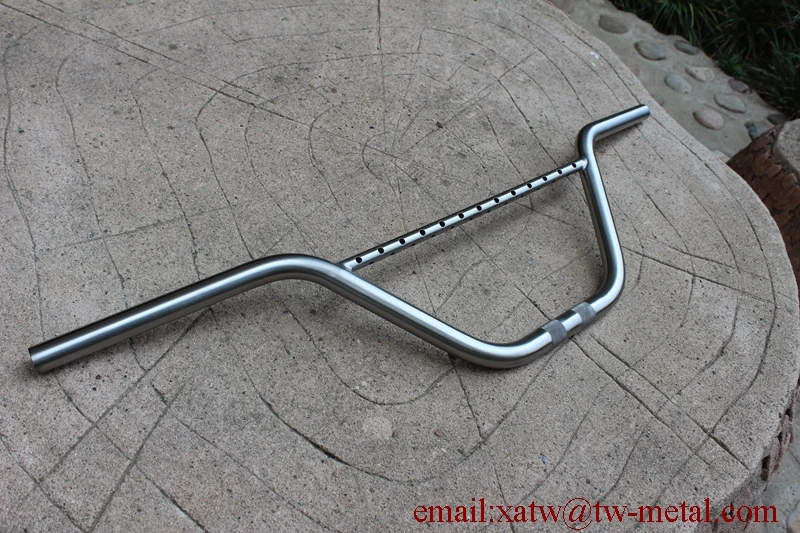 Titanium BMX Bike Handlebar Super Light Customizable Ti BMX Handlebars for Racing & Freestyle Cycling