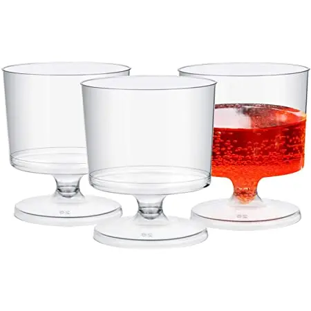 2 унции. Прозрачный пластиковый бокал для вина мартини-1 шт.-10