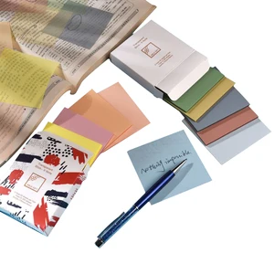S3004 Custom Stationery Pastel Sticky Note Pads Morandi Posted Sticky Notes Memo Notepad School Supplies