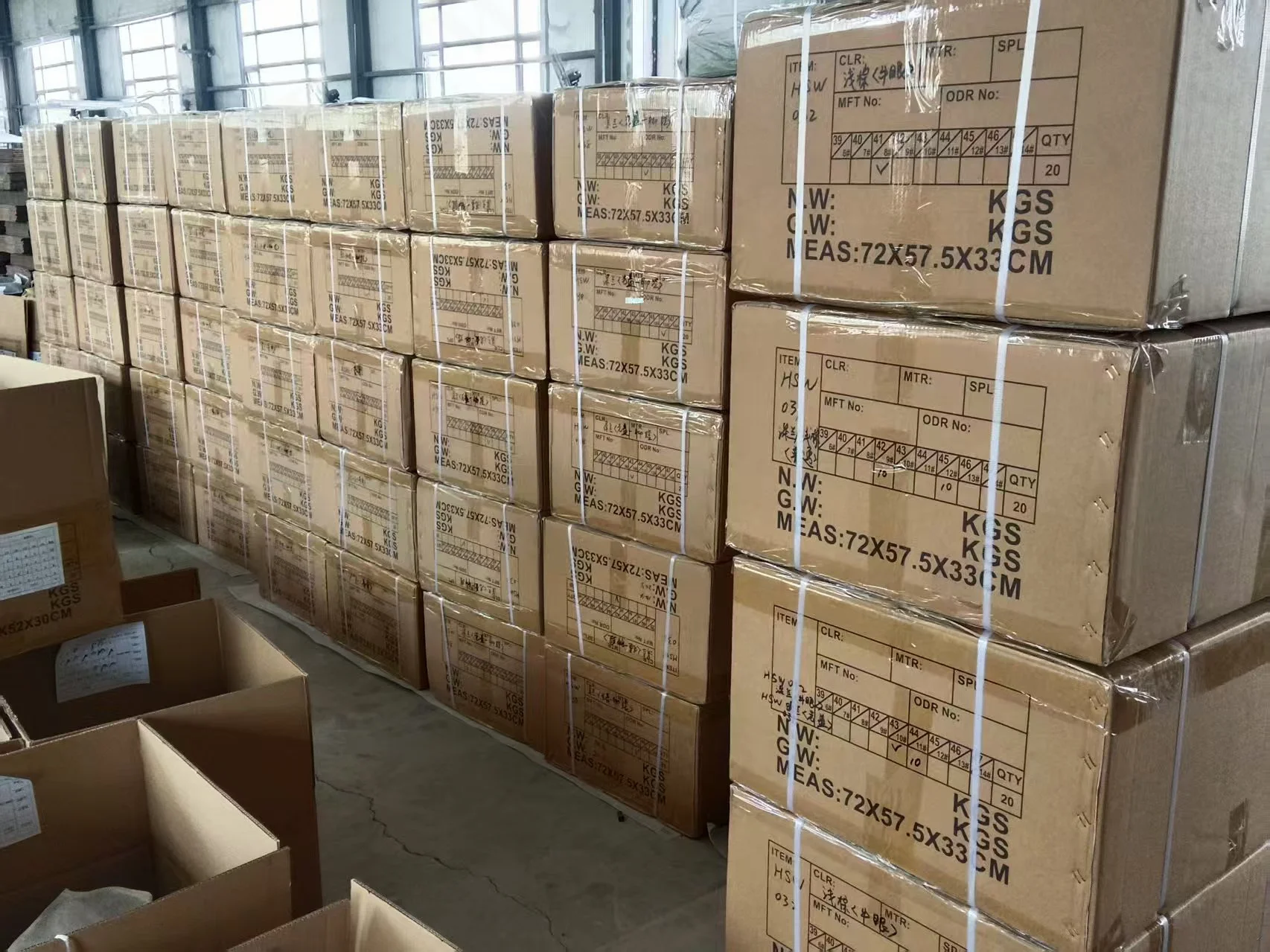Packaging & shipping specifications