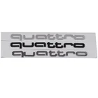 Car Abs Sticker Abs Customized 3D Car ABS Quattro Badge Logo Sticker Suitable For Audi Four-wheel Drive Front Fender Trunk Decorative Car Sticker