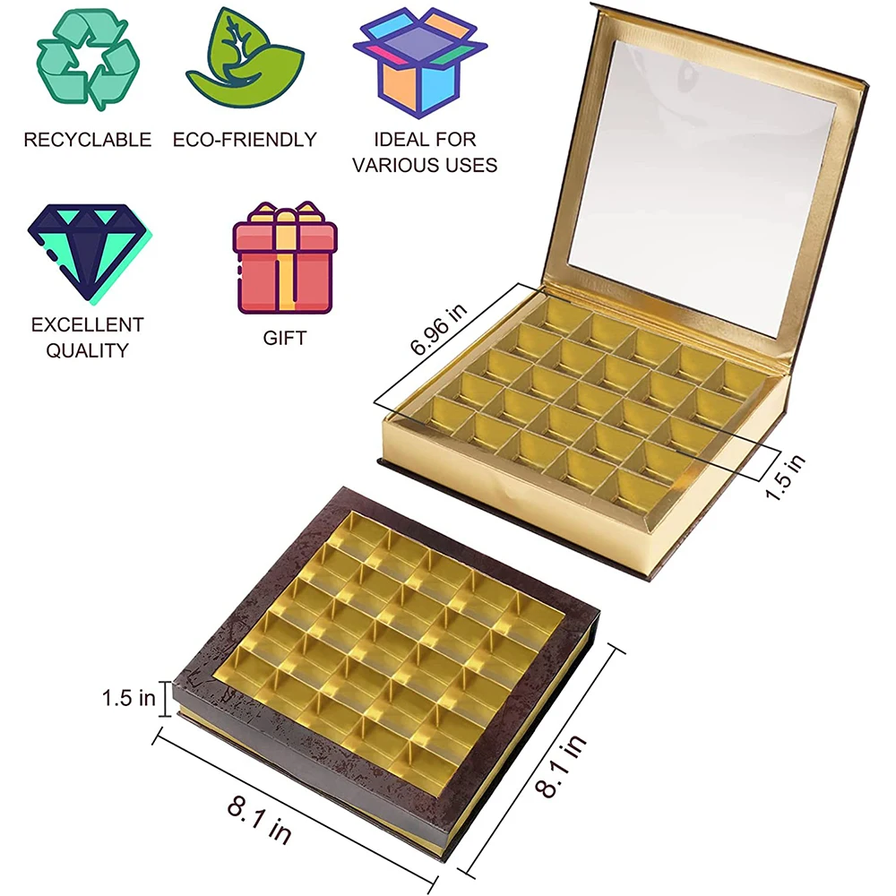 Customized Chocolates & Dry Fruits Boxes with Magnetic Gift Paper ...