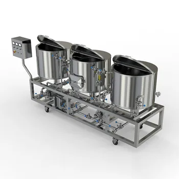 200L Beer Brewing Equipment System - 304 Stainless Steel with PID