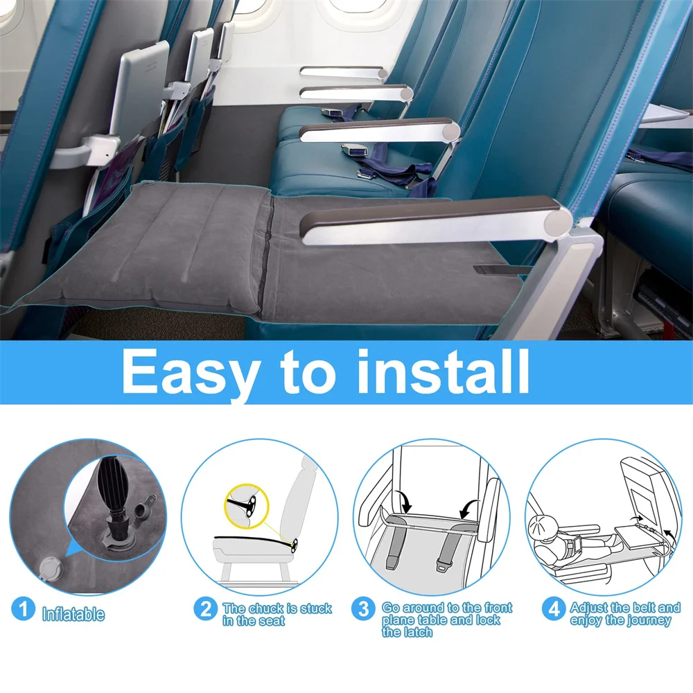 Portable Baby Travel Airplane Toddler Bed With Eye Mask And Earplugs