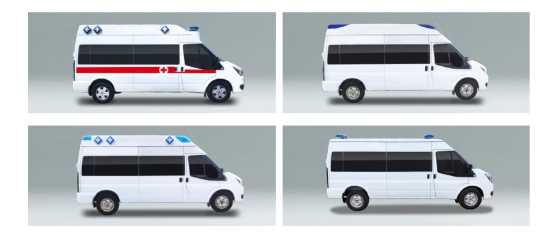 Professional ambulance for sale 4x4 drive type with high quality Commercial vehicle multifunction supplier