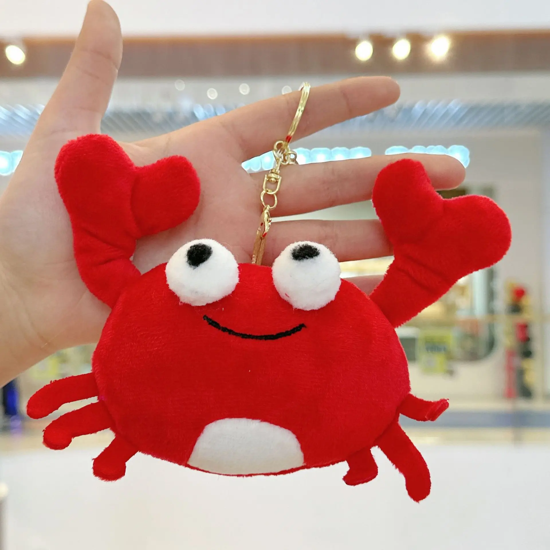 Internet-famous Crayfish Doll - Marine Life Plush Keychain