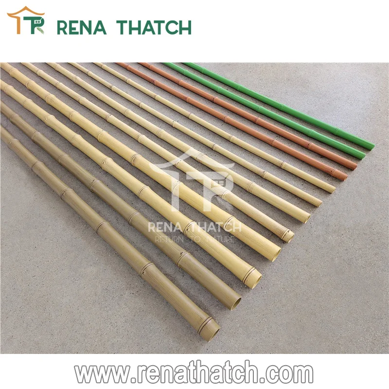 1m, 1,5m, 2m, 2,5m, 3m, 3,5m, 4m Lange HDPE PVC Synthetische  Kunststoff-Bambusstangen Knstliche Bambusstbe Pfhle