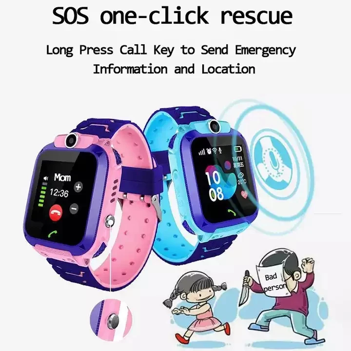 Smartwatch Enfant Étanche Avec GPS Et Appels - Jeux Integrés