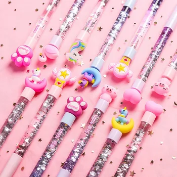 Glitter Unicorn Gel Pens Stationary Kawaii Fairy Kei