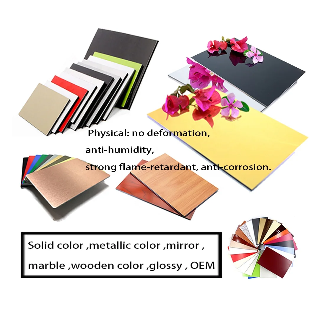 HENGLICAI Source Manufacturer Factory Alucobond Panel ACP ACM Sheet Aluminum Composite Panel Exterior Wall Panels Ceiling