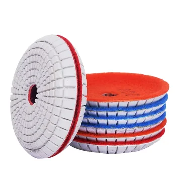 Hot Sale 4Inch 100mm Water Polishing Disc Granite Abrasive Diamond SANDING PAD Stone Grinding Tool